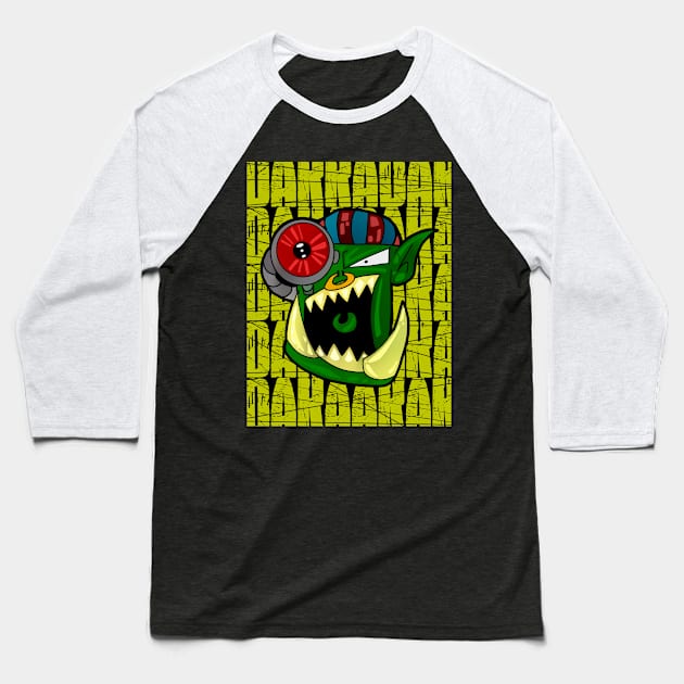 DakkadakaDakaDakkakaDaka Baseball T-Shirt by paintchips